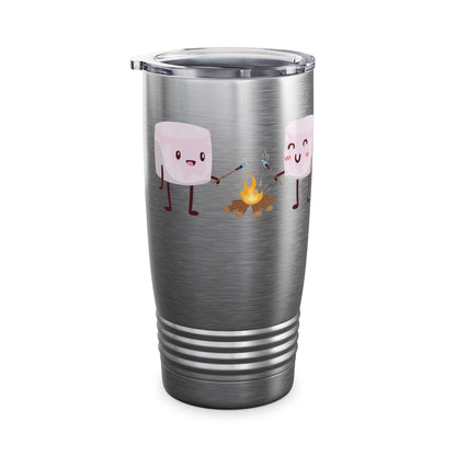 Marshmallow Grill People Camping Gift Funny Tumbler