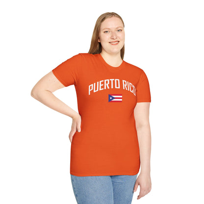 Puerto Rico Flag Retro Text T-Shirt