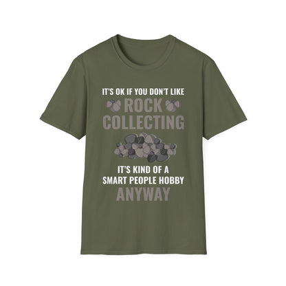 Smart People Hobby Rock Collecting Funny Geologist Gift T-Shirt For Men Women T-Shirt