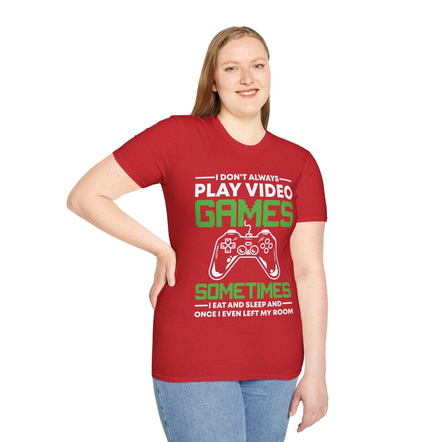 Funny I Don't Always Play Video Games, Gifts For Gamers Gaming Men Women Kids T-Shirt