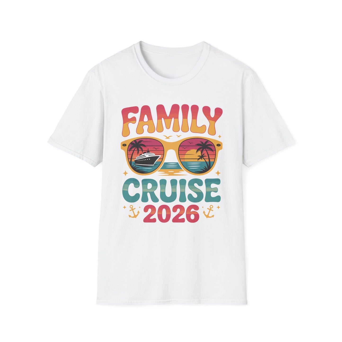 Family Cruise 2026 Summer Vacation Matching Family Cruise T-Shirt For Men Women