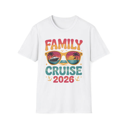 Family Cruise 2026 Summer Vacation Matching Family Cruise T-Shirt For Men Women