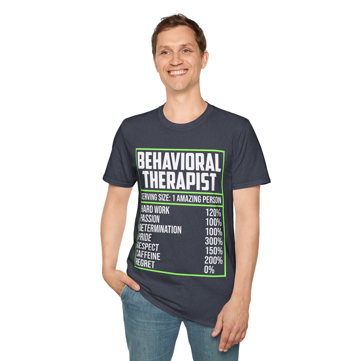 Behavioral Therapist Facts Analyst Behavior Tech SPED Teacher Autism T-Shirt