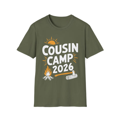 Cousin Camp 2026 Summer Vacation Trip Matching Family T-Shirt For Men Women