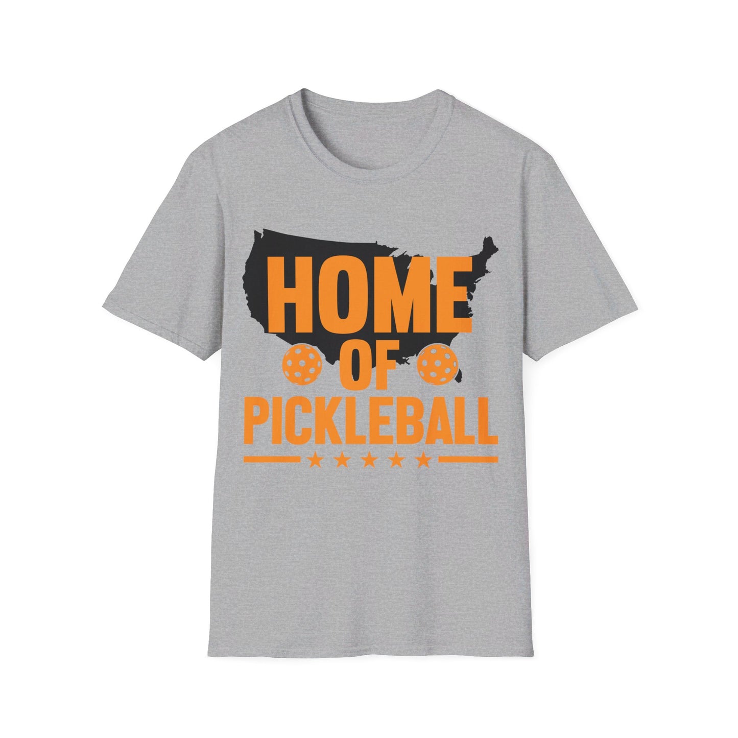 Home of Pickleball USA Map America T-Shirt For Men Women Kids