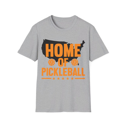 Home of Pickleball USA Map America T-Shirt For Men Women Kids