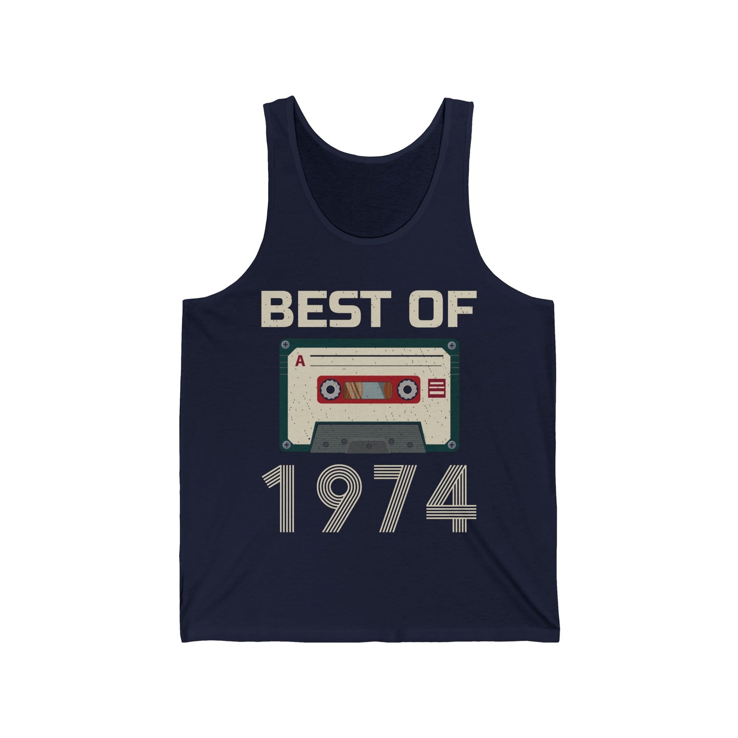 Best Of 1970 Cassette Tape 50th Birthday Gifts Vintage Tank Tops  For Men Women