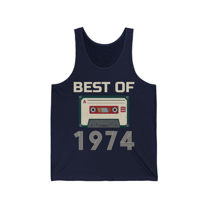 Best Of 1970 Cassette Tape 50th Birthday Gifts Vintage Tank Tops  For Men Women