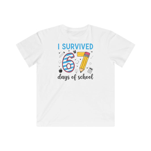 I Survived 67 Days of School Funny Meme Teacher Student T-Shirt