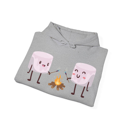 Marshmallow Grill People Camping Gift Funny Hoodie