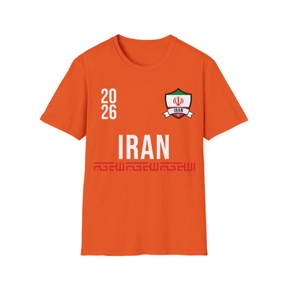 Iran Soccer Tee Flag Football Shirt Gift USA 2026 T-Shirt