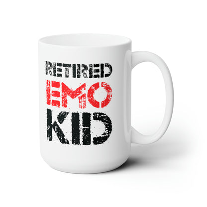 Funny Retired EMO Kid Retirement Sad Music Coffee Mug