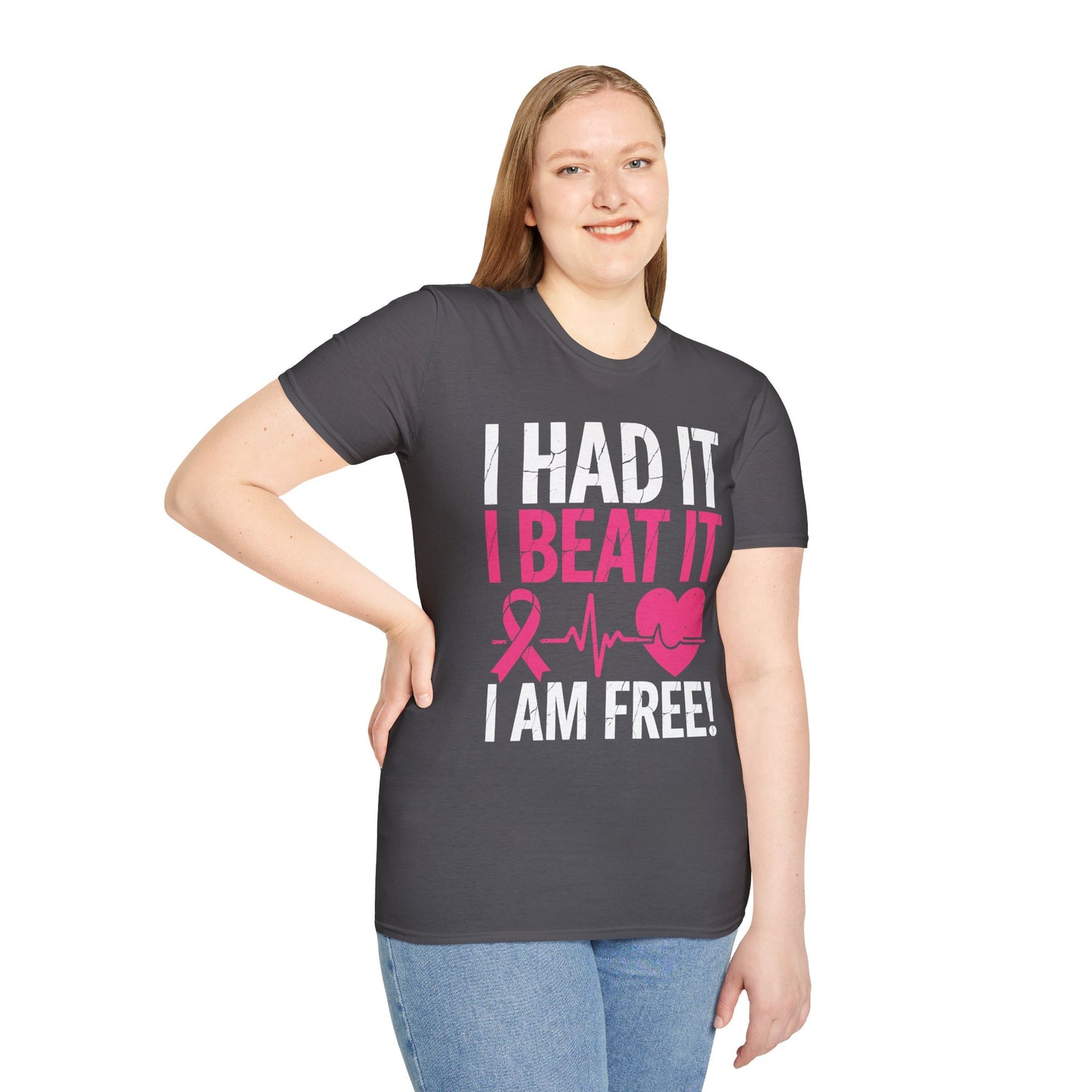 Funny I Had It I Beat It I Am Free Breast Cancer Survivor T-Shirt For Men Women