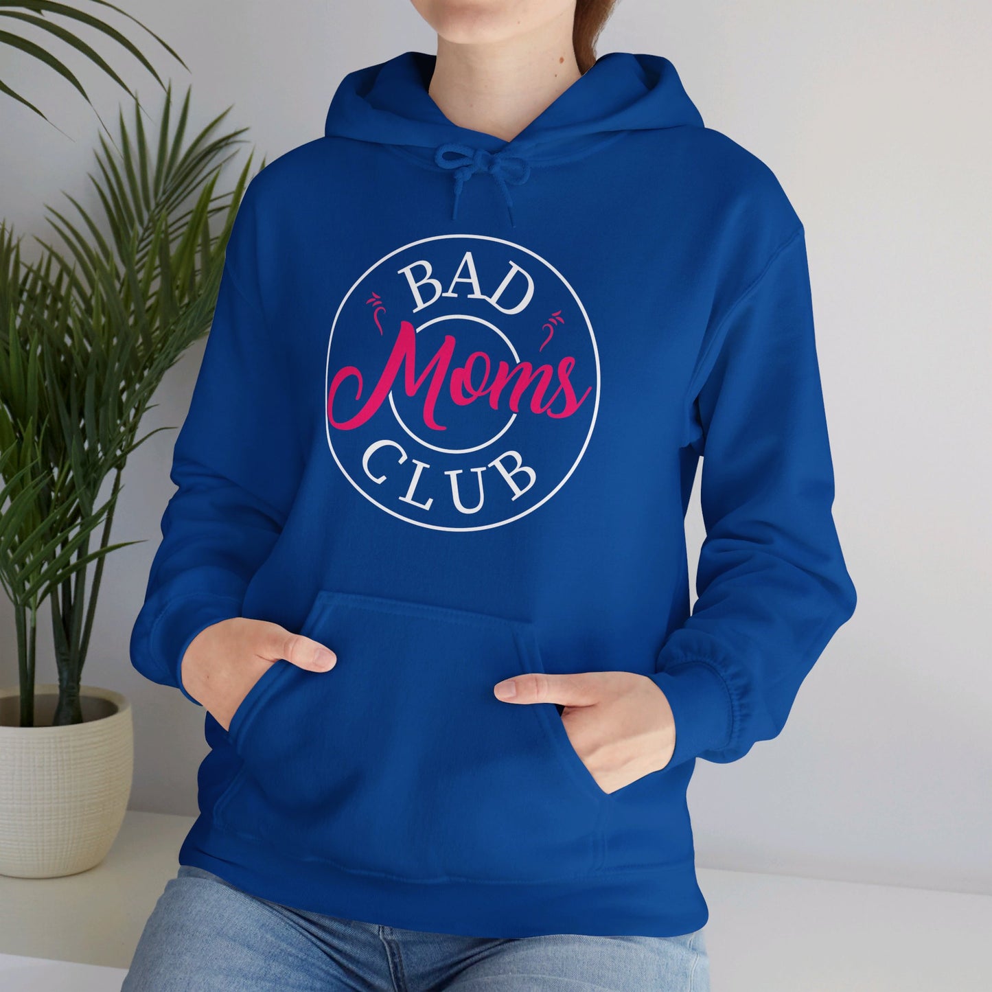 Funny Bad Moms Clubs New Mom Mother Hustler Sarcastic Woman Gift Hoodie