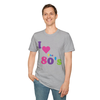 Women I Love The 80s Shirt Disco 80s Costumes Retro T-Shirt
