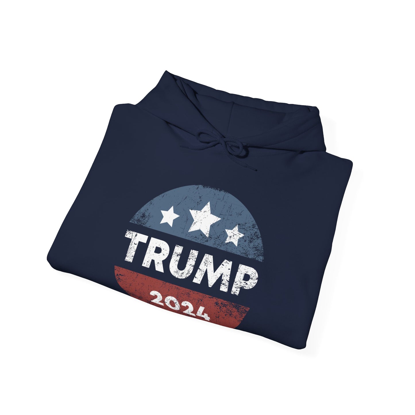 Trump 2024 Retro Campaign Button Re Elect President Trump Hoodie For Men Women Hoodie