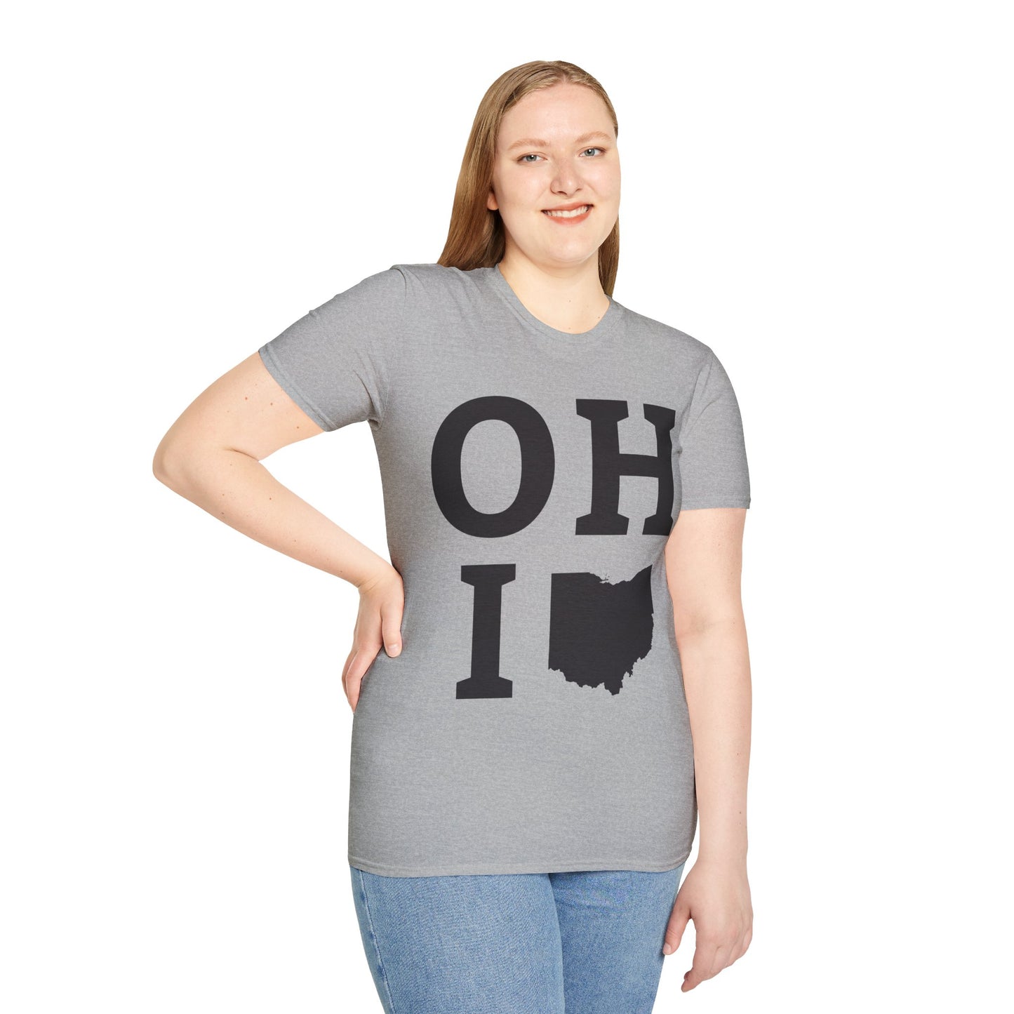 Vintage State of Ohio Flag Map Distressed T-Shirt Men Women