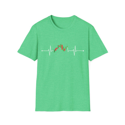 Stock Investor Heartbeat Stocks Traders Gift T-Shirt Men Women