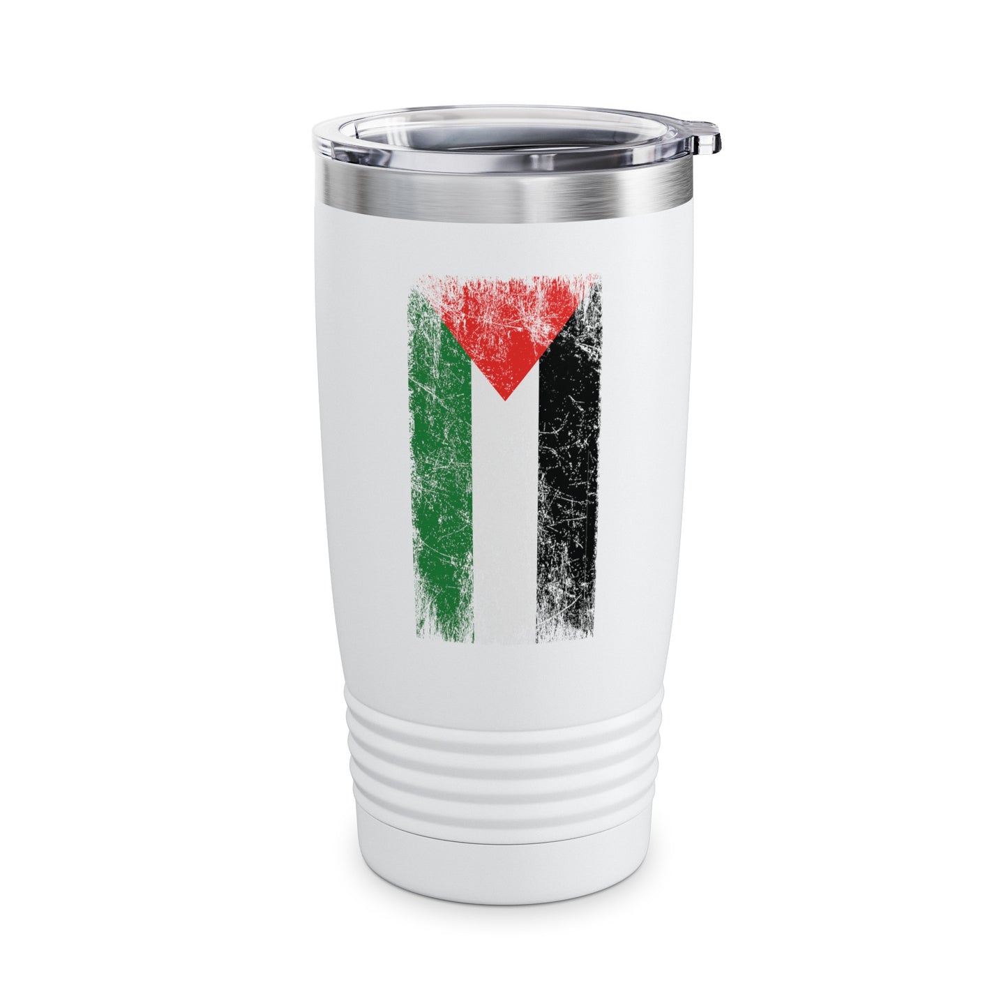 Distressed  Palestine Flag I love Palestine Gaza Vintage Tumbler For Men Tumbler