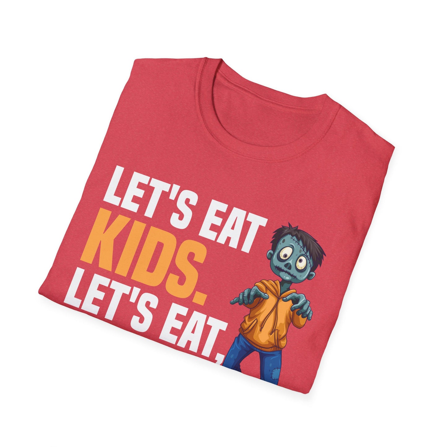 Funny Lets Eat Kids Humor Funny Halloween Teacher Grammar T-Shirt Men Women