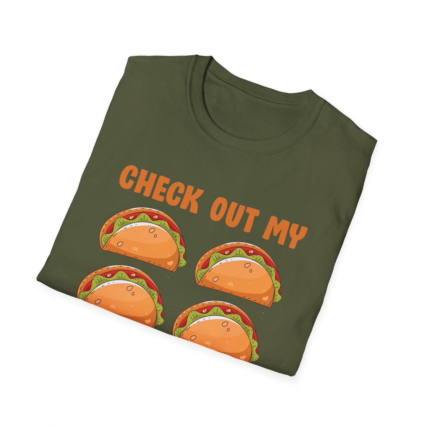 Funny Check Out My Six Pack 6-Pack Tacos Gym Food Foodie T-Shirt