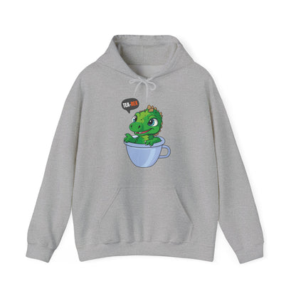 Tea-Rex In A Cup Cute T-Rex Dinosaur Kawaii Coffee Tea Funny Dino Pun Hoodie For Men Women Hoodie