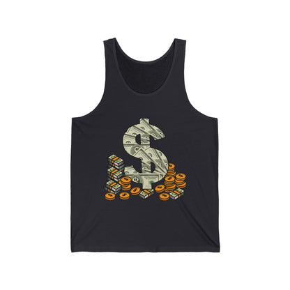 Cool As Dollar Bill Dollar Sign $$ Gift Tank Top For Men Women Tank Top