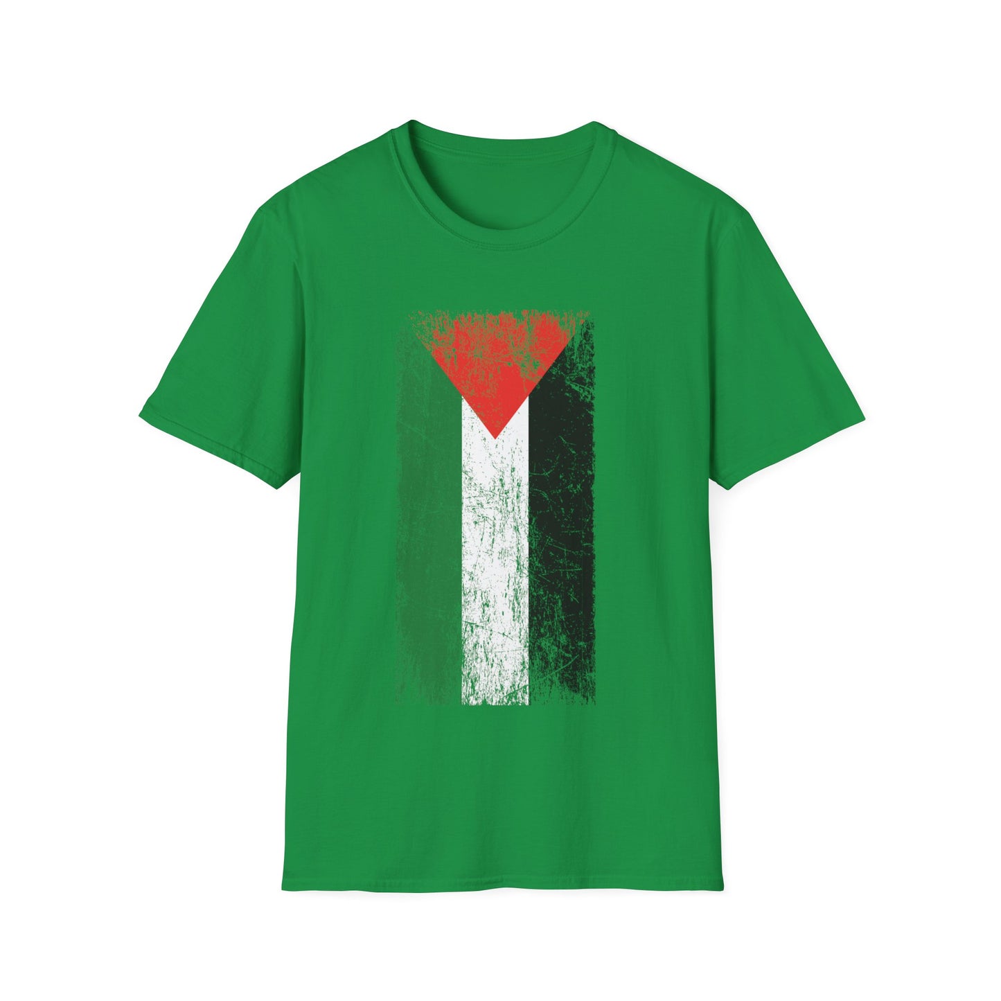 Distressed  Palestine Flag I love Palestine Gaza Vintage T-Shirt For Men T-Shirt