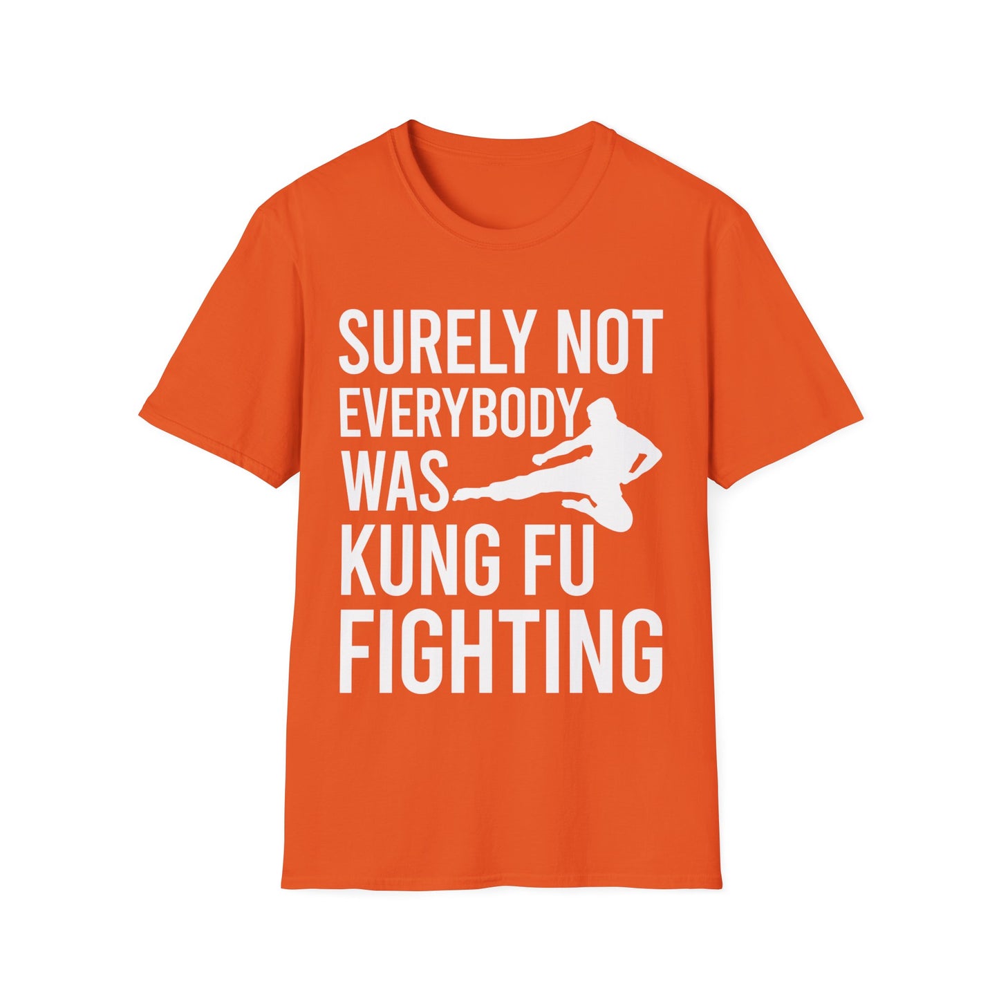 Surely Not Everybody Was Kung Fu Fighting Ninja Fighter T-Shirt For Men Women Travelers