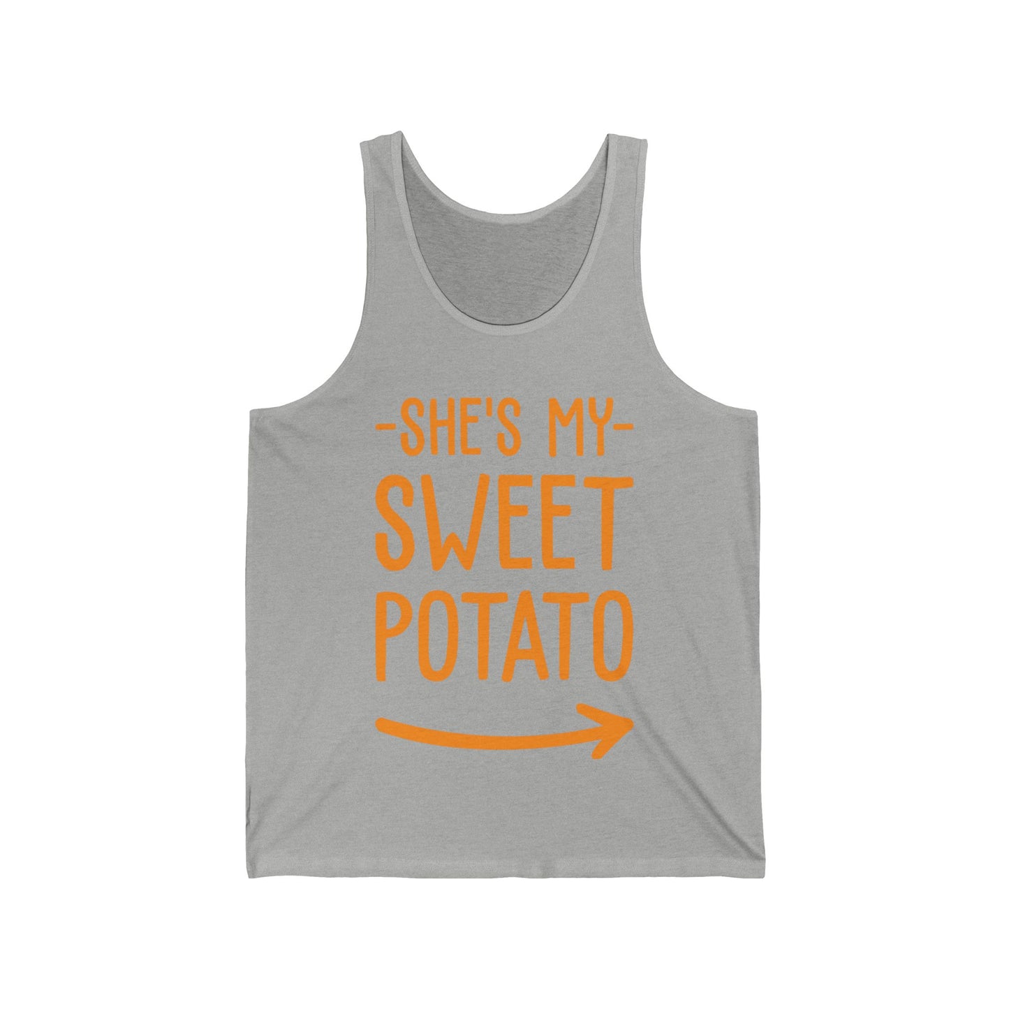 She's My Sweet Potato Tank Top I YAM Couple's Matching Tank Top