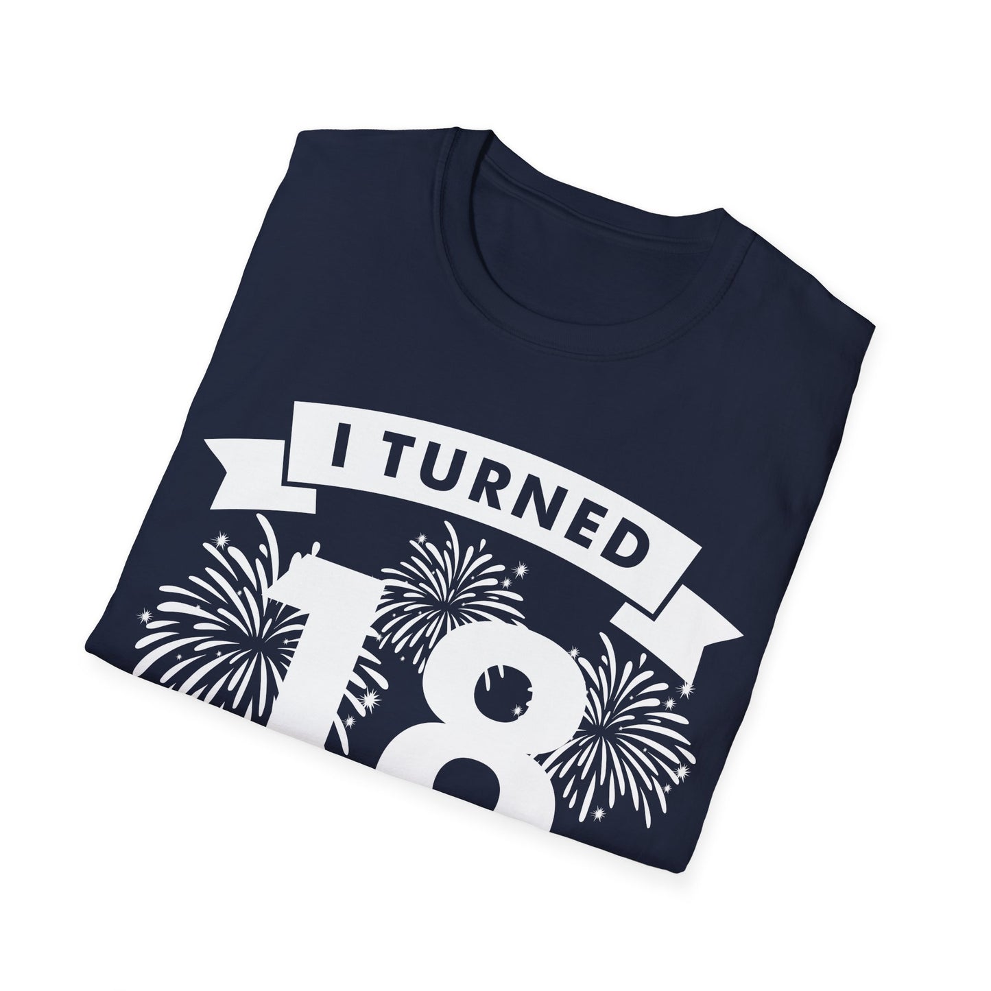 Funny I Turned 18 In 2026 18th Birthday Party Gift T-Shirt For Men Women