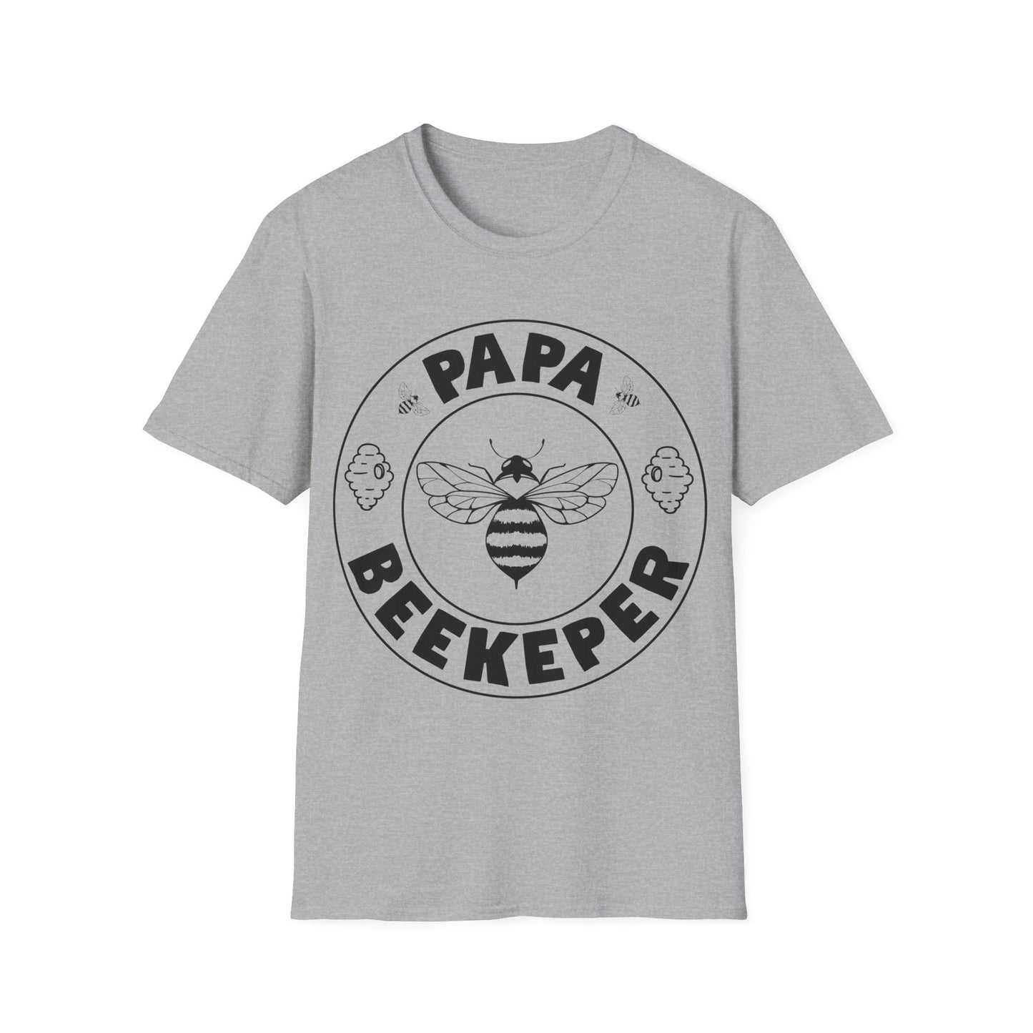 Papa Beekeeper Bee Whisperer Distressed Retro Beekeeping T-Shirt For Men Women T-Shirt