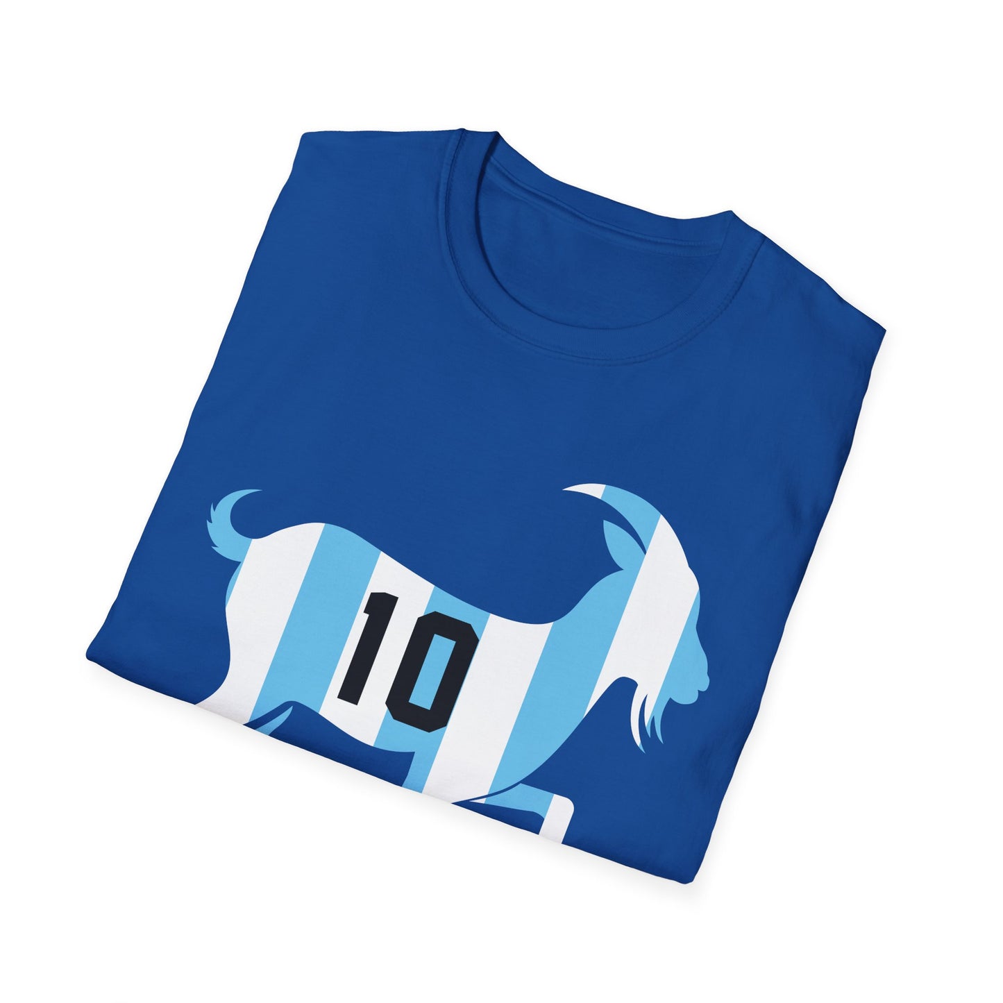 GOAT 10 Shirt for Men Women Kids  Goat Playing Football Funny Soccer T-Shirt