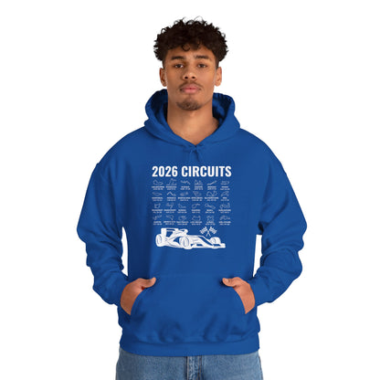 2026 Schedule Formula Racing Formula Car Retro Vintage Hoodie
