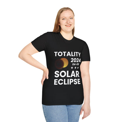 Totality Solar Eclipse 2024 America Retro Total Eclipse T-Shirt For Men Women T-Shirt