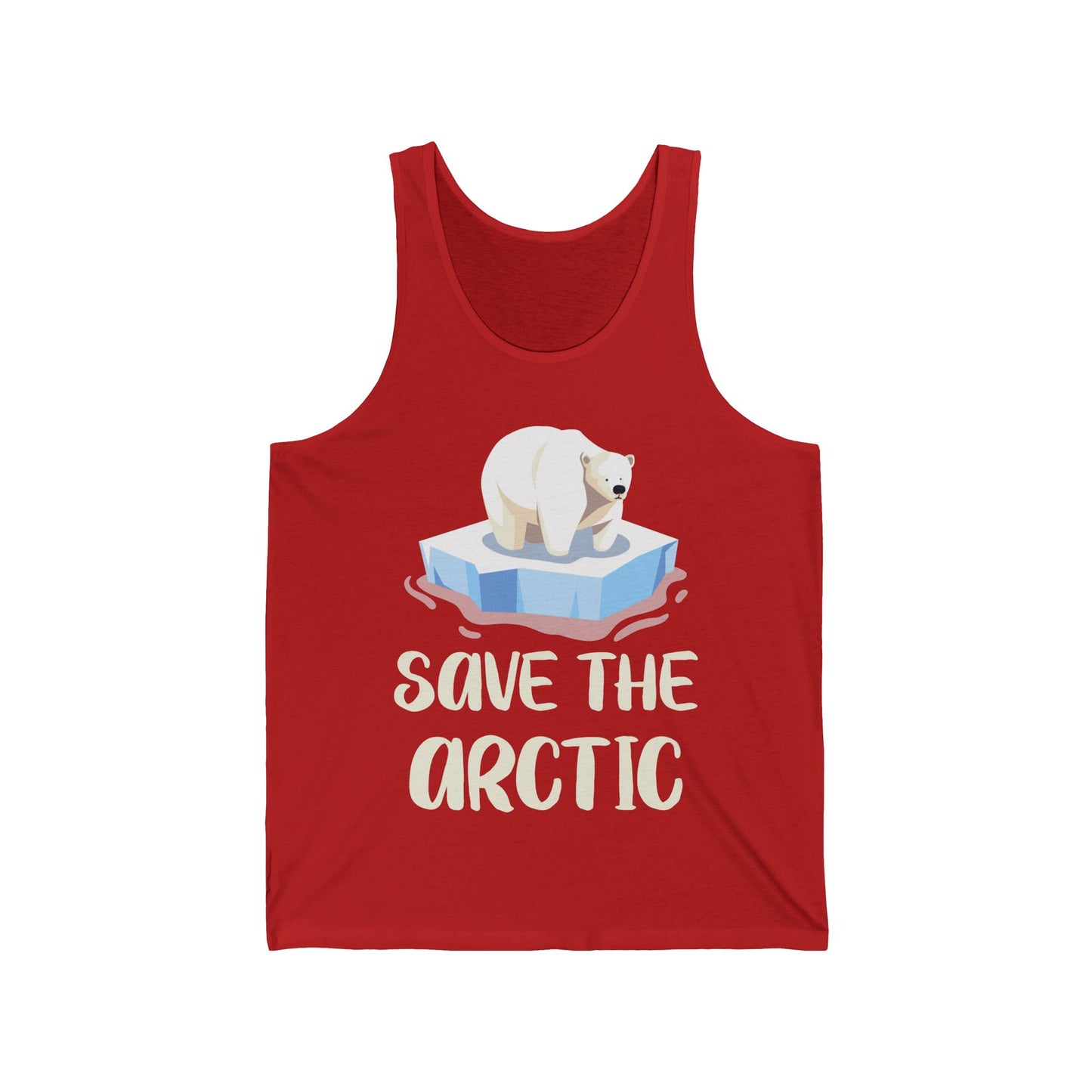 Save the Arctic Polar Bears Animals Endangered Tank Top Men Women