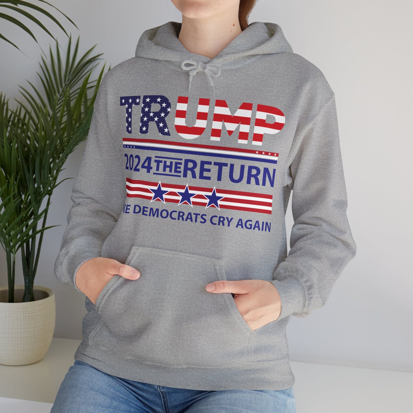 Trump 2024 The Return 45 47 Make Liberals Cry Again Hoodie For Men Women Hoodie