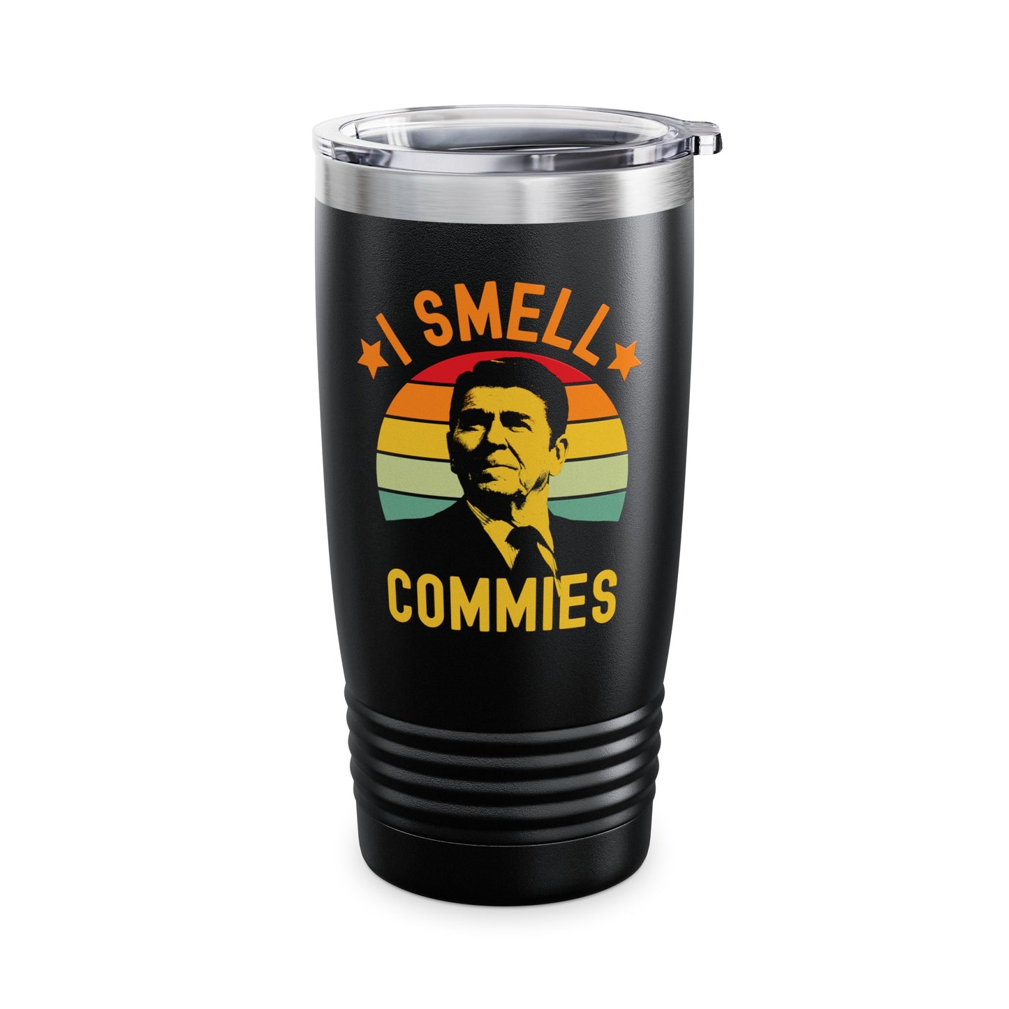 Funny Ronald Reagan I Smell Commies Political Humor Reagan President Tumbler For Men Women