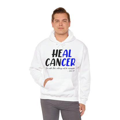 Colon Cancer Faith Bible Verse CRC Awareness Support Heal Family Hoodie For Men Women