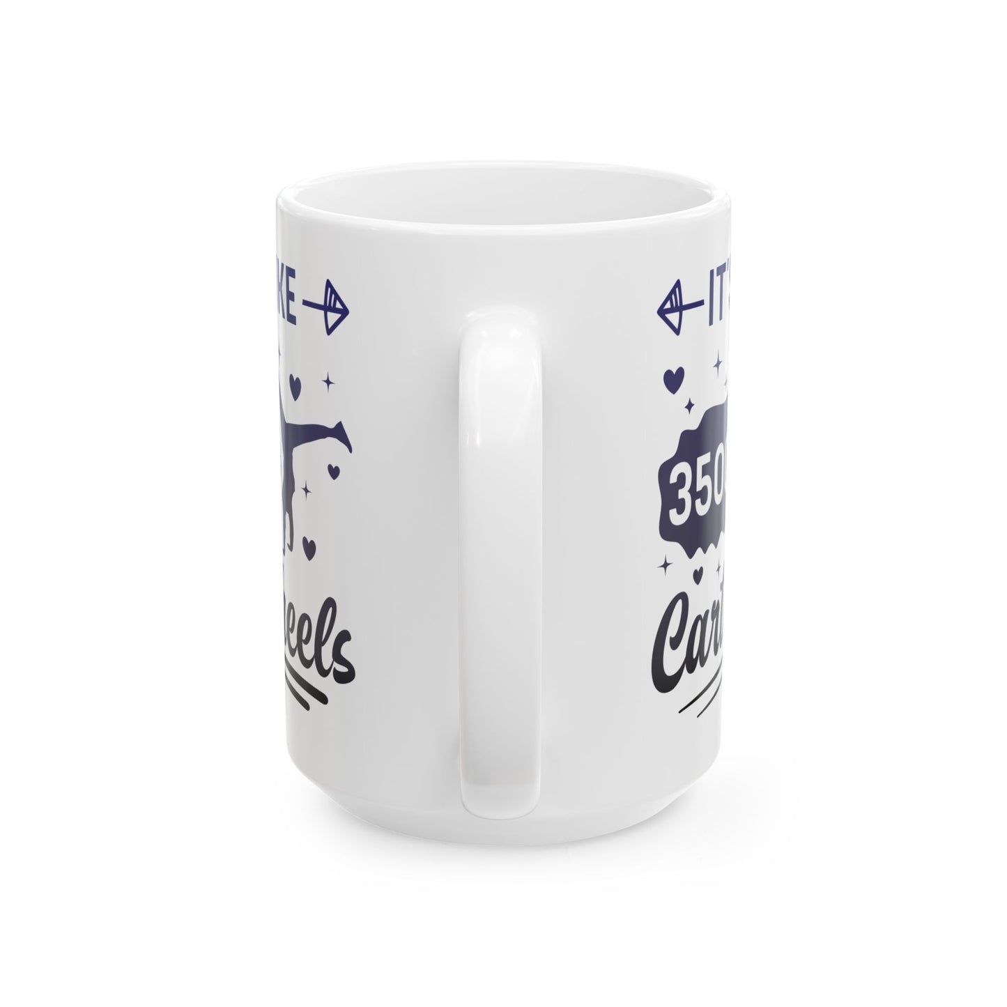 Tie-dye Why Walk When You Cartwheel Quote Gymnastics Cheerleader Gymnast Girl Coffee Mug