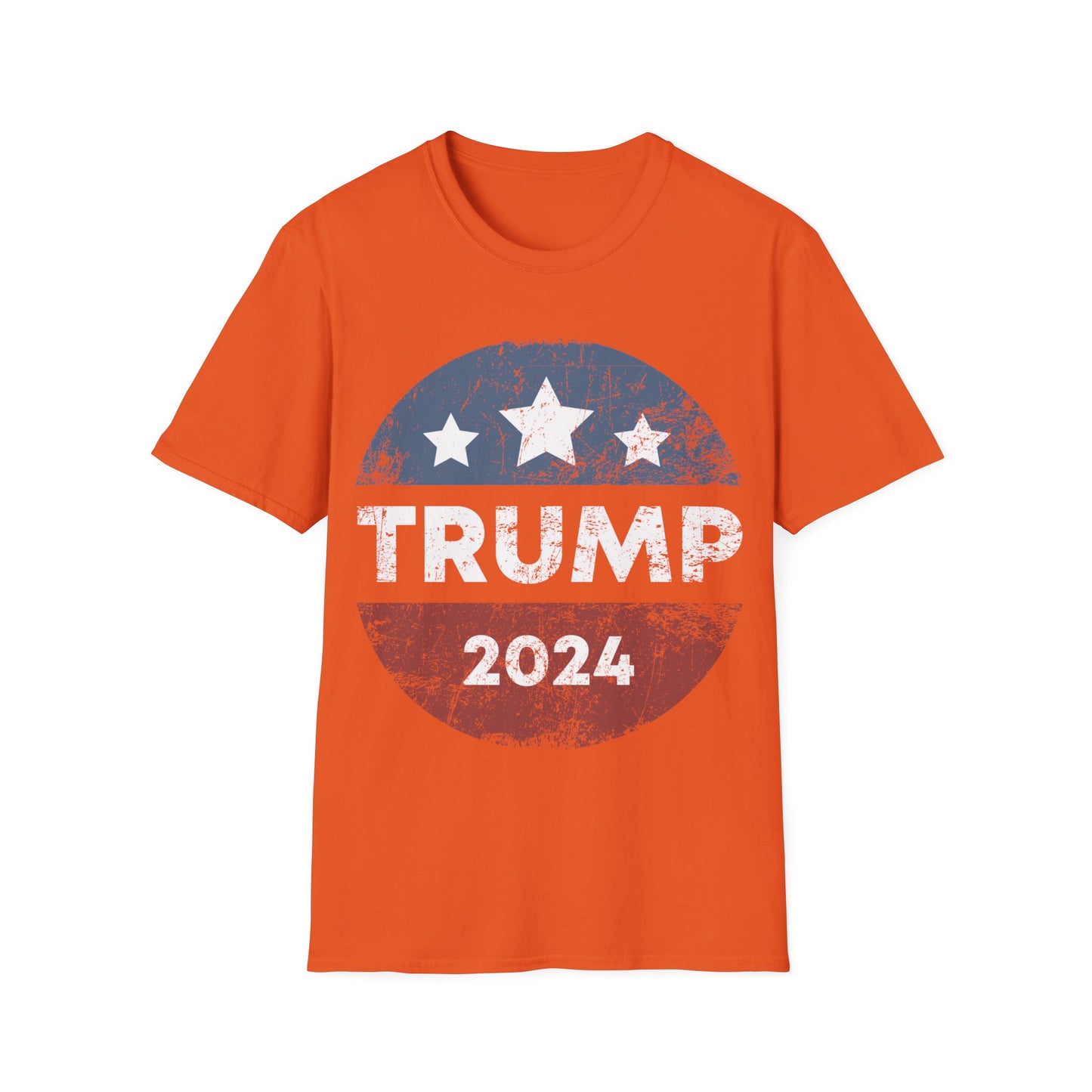 Trump 2024 Retro Campaign Button Re Elect President Trump T-Shirt For Men Women T-Shirt