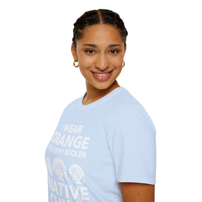 I Wear Orange for Every American Native Child Indian Pride T-Shirt for Men Women