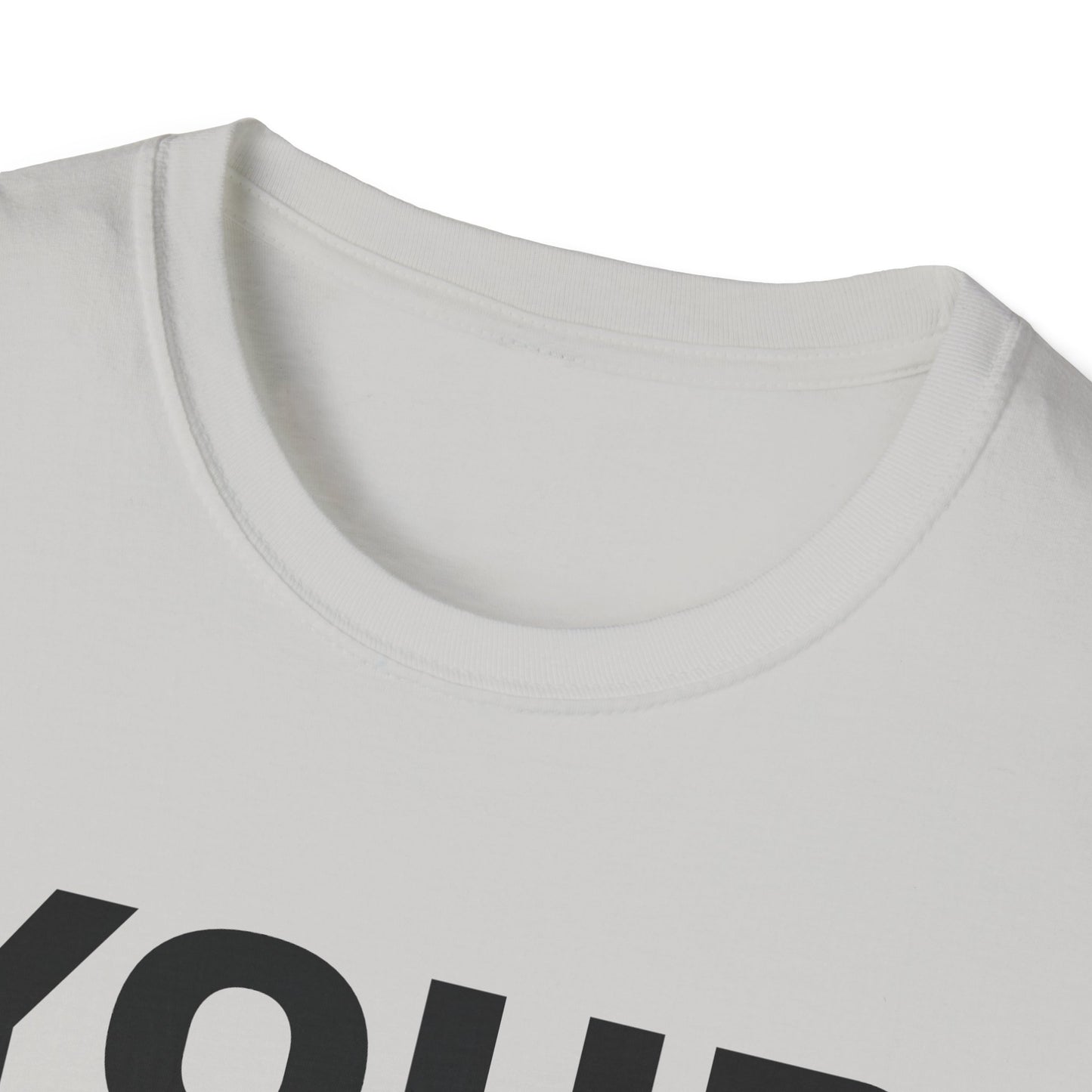 Custom Text Personalized Your Design on Unisex Softstyle T-Shirt