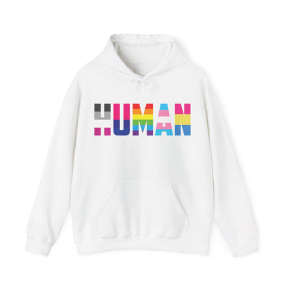 Funny Human LGBT Gay Pride Rainbow Flag ChristianBlack Man Hoodie for Men Women