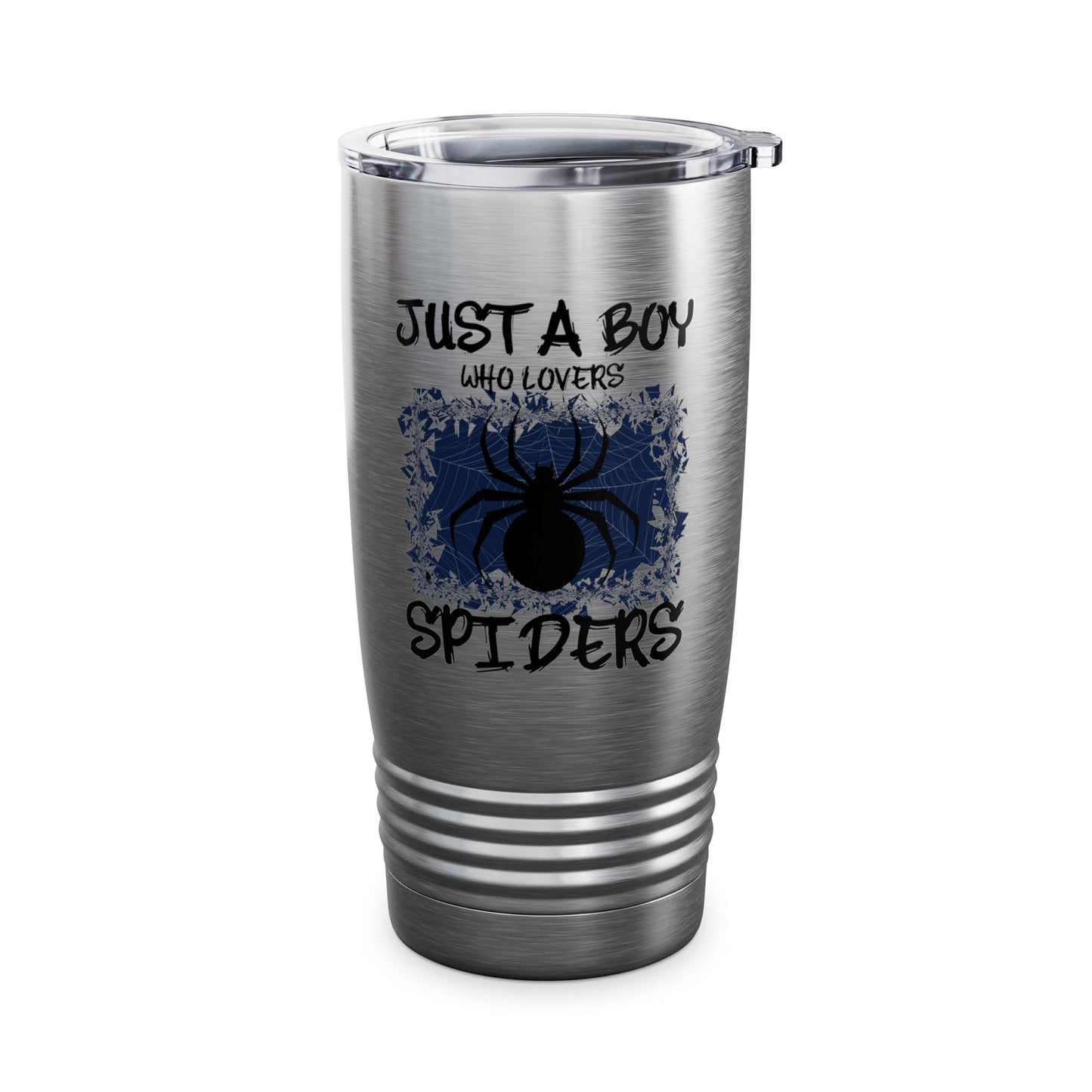 Just A Boy Who Loves Spiders Retro Spider Lover Tumbler For Men Kids Tumbler