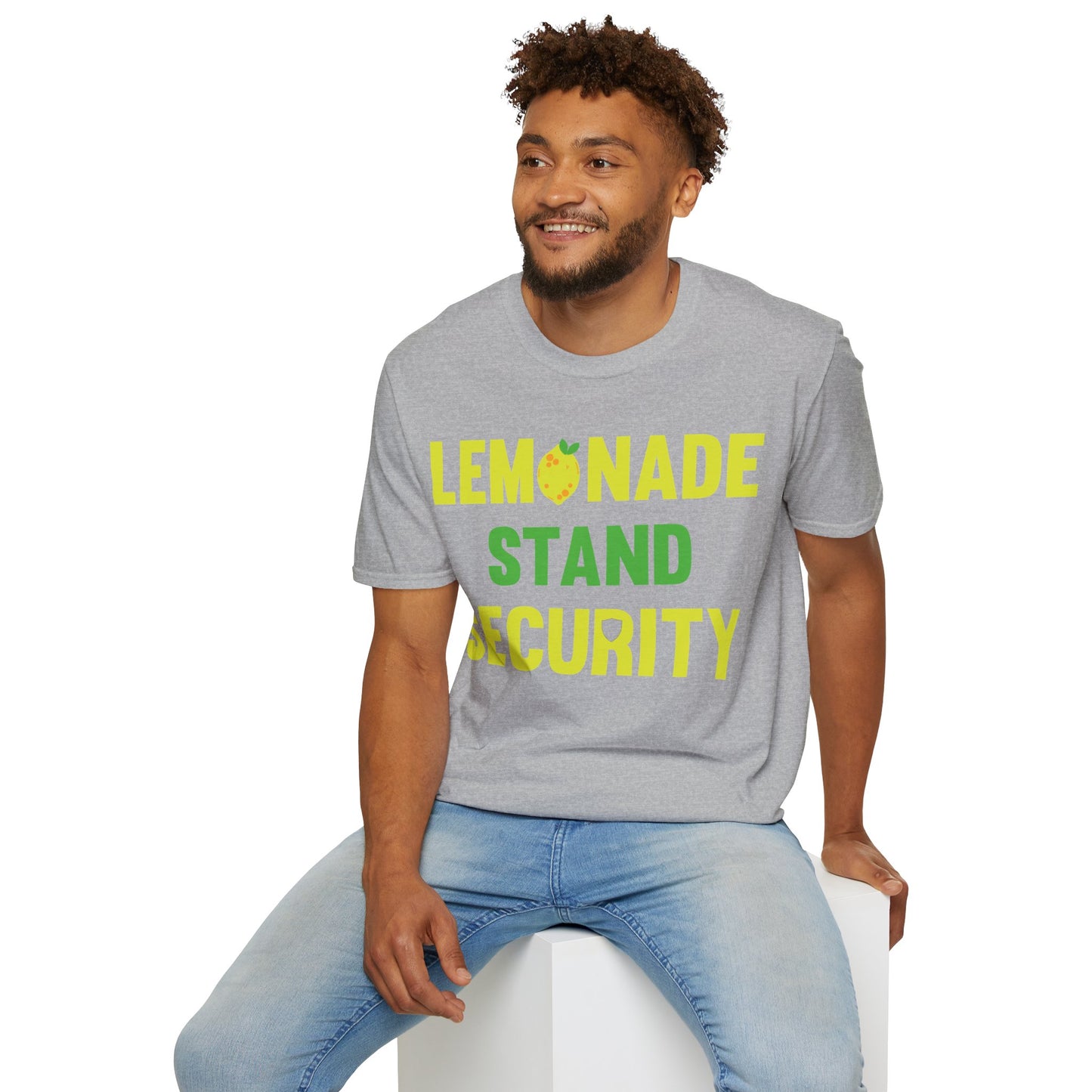 Funny Lemonade Stand Security Summer T-Shirt For Men Women T-Shirt