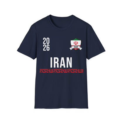 Iran Soccer Tee Flag Football Shirt Gift USA 2026 T-Shirt