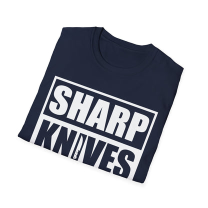 Funny Sharp Knives Matter, Cook Funny Culinary Chef T-Shirt Men Women