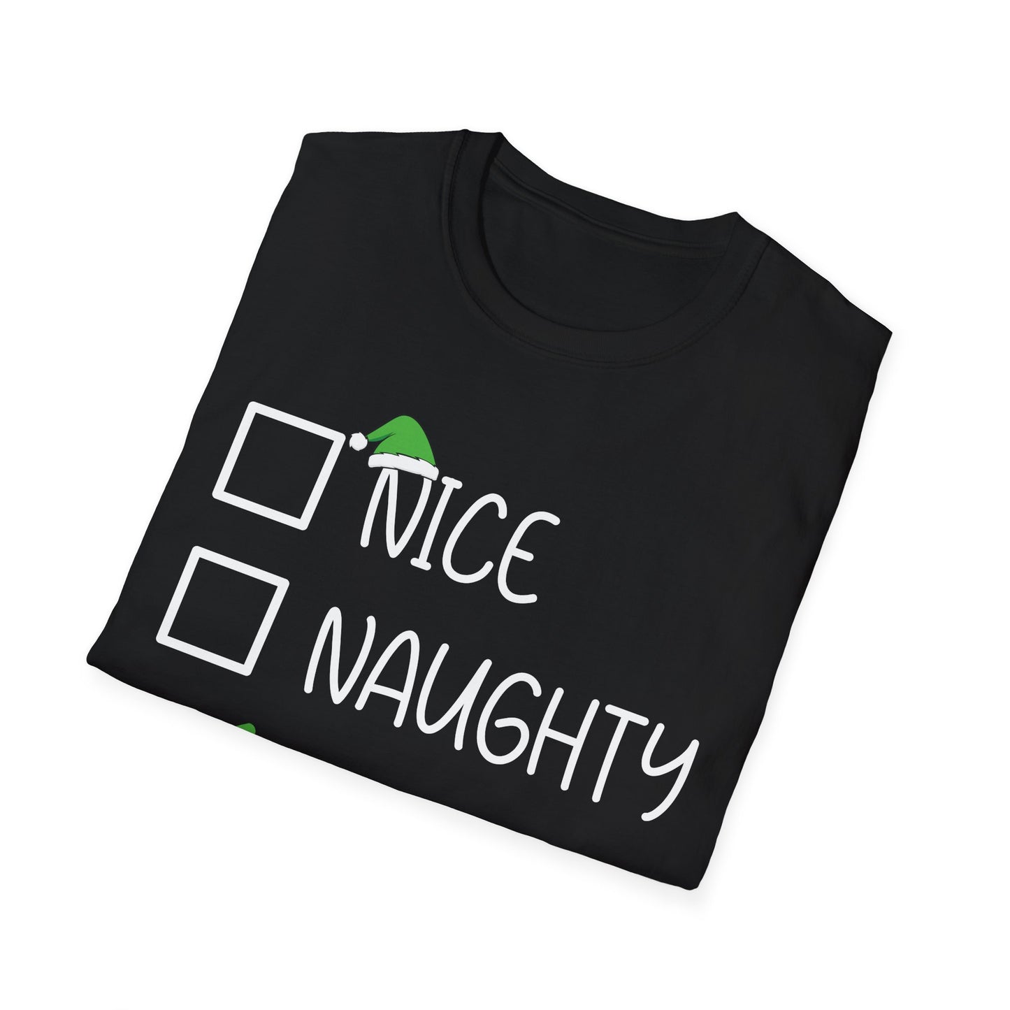 Nice Naughty Irish Christmas Ireland Heritage Roots St Patricks Day T-Shirt For Men Women T-Shirt