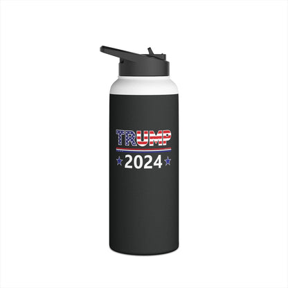 Pro Trump 2024 President 45 Water Bottle For Men Women